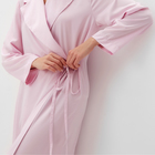 Халат с запахом MINAKU: Home collection цвет розовый,р-р 42 - Фото 3