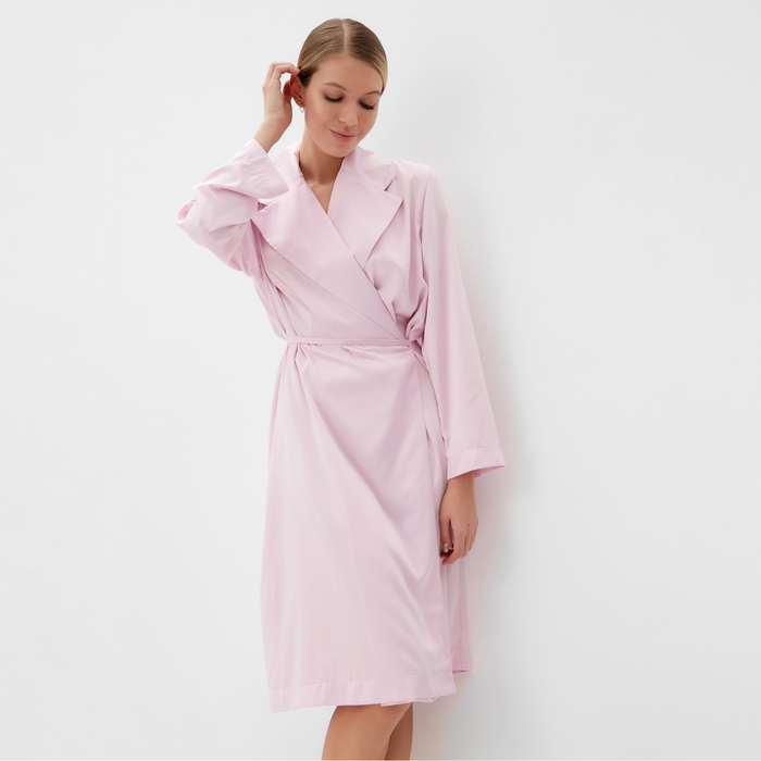 Халат с запахом MINAKU: Home collection цвет розовый,р-р 50