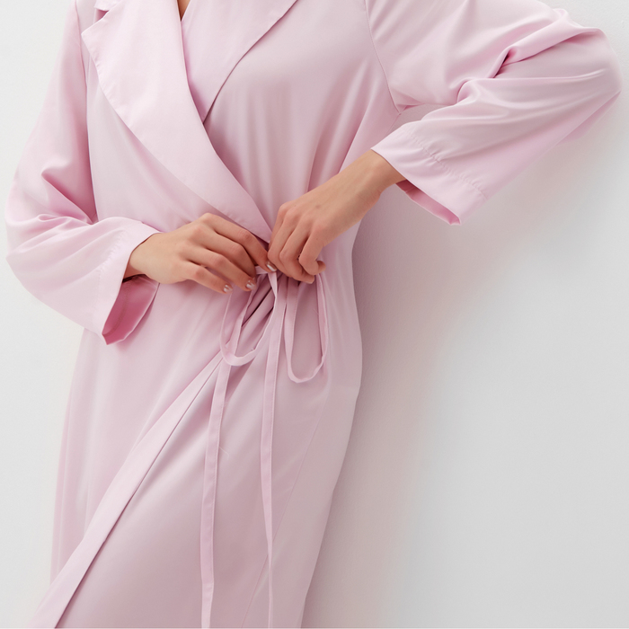 Халат с запахом MINAKU: Home collection цвет розовый,р-р 50