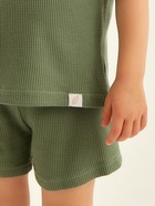 Пижама для девочки (футболка и шорты) SL HOME, размер 28 (86-92 см), оливковая - Фото 11