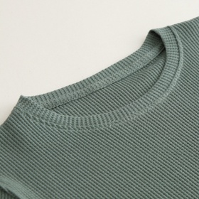 Пижама для девочки (футболка и шорты) SL HOME, размер 28 (86-92 см), оливковая 10197107