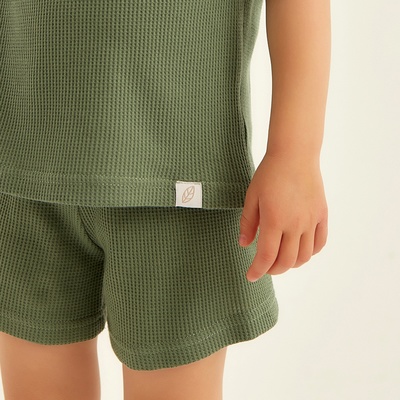 Пижама детская SL HOME, размер 34 (122-128 см), оливковая