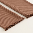 Пижама для девочки (лонгслив и легинсы) SL HOME, размер 36 (134-140 см), цвет кофейный - Фото 23