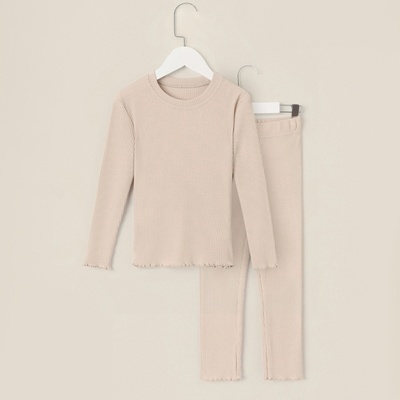 Пижама детская SL HOME, размер 8 (146-152 см), бежевая