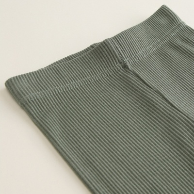 Пижама детская SL HOME, размер 32 (110-116 см), оливковая