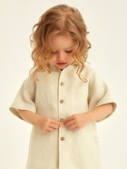 Пижама для девочки (рубашка, шорты) SL HOME, размер 28 (86-92 см), цвет молочный - Фото 8