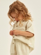 Пижама для девочки (рубашка, шорты) SL HOME, размер 28 (86-92 см), цвет молочный - Фото 9