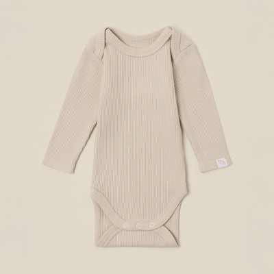 Набор боди 2 шт. SL HOME, рост 80-86 см, цвет бежевый/кофейный