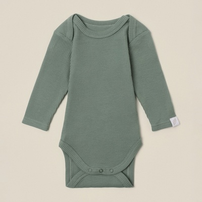 Набор боди 2 шт. SL HOME, рост 68-74 см, цвет бежевый/оливковый