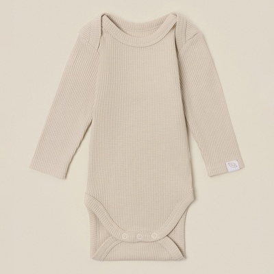 Набор боди 2 шт. SL HOME, рост 68-74 см, цвет бежевый/оливковый