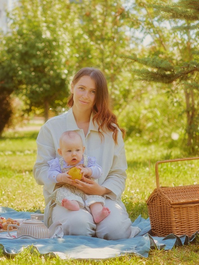 Пижама женская (рубашка, шорты) SL HOME Linen, размер 40-42, молочная