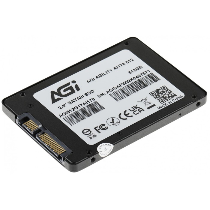 Накопитель SSD AGi SATA III 512GB AGI512G17AI178 AI178 2.5" - фото 51540129