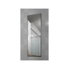 Зеркало навесное в раме Сельетта-5, 500x9x1500,  глянец серебро 150 см х 50 см - Фото 3