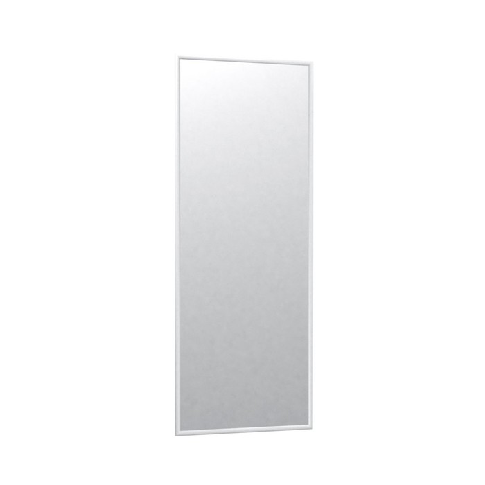 Зеркало навесное в раме Сельетта-6, 400x9x1100,  белый - Фото 1