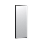 Зеркало навесное в раме Сельетта-6, 400x9x1100, черный 110 см х 40 см - Фото 1