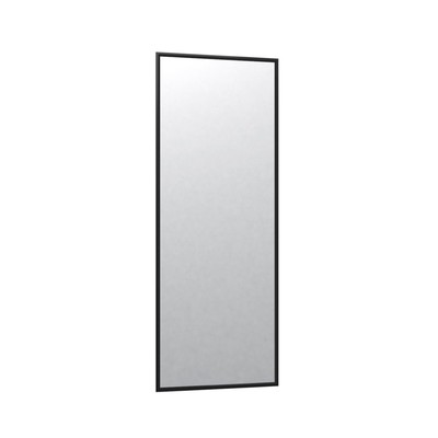 Зеркало навесное в раме Сельетта-6, 400x9x1100, черный 110 см х 40 см