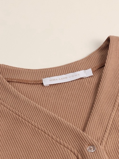 Костюм домашний женский (рубашка и брюки) SL HOME р. S, кофейный