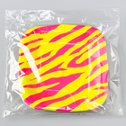 Тарелка одноразовая бумажная квадратная "Зебра"розовая, 16,5х16,5 см - Фото 5