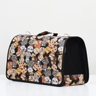 Сумка - переноска каркасная «Кошки», размер M, 40×21×27 см - Фото 6