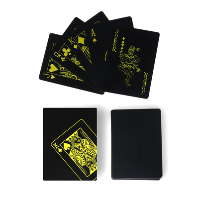 Карты игральные пластиковые «Неон», светящиеся, 8.8×6.3 см, желтые