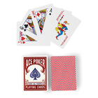 Карты игральные пластиковые "Ace Poker", 30 мкм, 8.8 х 6.3 см, красная рубашка - фото 3267829