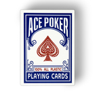 Карты игральные пластиковые "Ace Poker", 30 мкм, 8.8 х 6.3 см, синяя рубашка - Фото 2