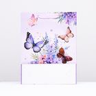 Пакет ламинированный "Пархающие бабочки", 31 х 40 х 11,5 см - Фото 2