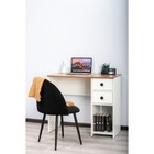 Стол письменный Neoletta, 900×450×760 мм, 2 ящика, цвет белое тиснение/дуб вотан - Фото 1