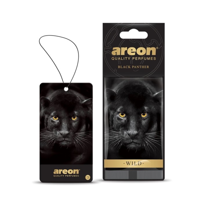 Ароматизатор на зеркало Areon WILD Black Panther 704-AW-02 - Фото 1