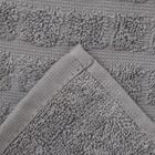 Полотенце для ног LoveLife Chique, 50×90 см, хлопок 100%, серое - Фото 4