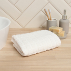 Полотенце для ног LoveLife Chique, 50×90 см, хлопок 100%, белое - Фото 2