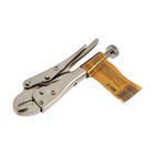 Зажим ручной ТУНДРА, полукруглый захват, с фиксатором, 105 мм - Фото 6