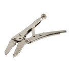 Зажим ручной ТУНДРА, удлиненный плоский захват, с фиксатором, 105 мм - Фото 1