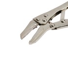 Зажим ручной ТУНДРА, удлиненный плоский захват, с фиксатором, 105 мм - Фото 4