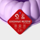 Форма для выпечки Доляна «Немецкий кекс. Завиток», силикон, d=20 см, внутренний d=18.5 см, цвет сиреневый - Фото 6