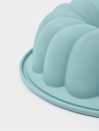 Форма для выпечки Доляна «Немецкий кекс. Завиток», силикон, d=20 см, внутренний d=18.5 см, голубой, сиреневый - фото 122947443