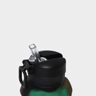 Бутылка для воды складная «Милитари», силикон, 500 мл, 7×21 см, цвет зелёный - фото 11142337