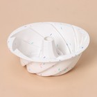 Форма для выпечки KONFINETTA «Немецкий кекс. Вихрь», силикон, d=24 см, белая - Фото 4