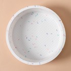 Форма для выпечки KONFINETTA «Круг», силикон, d=20 см (внутренний диаметр 18,5 см), цвет белый - фото 4417941