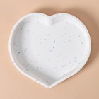 Форма для выпечки KONFINETTA «Сердце», силикон, 25×23×3.5 см (внутр. размеры 23×21×3.5 см), белая - Фото 4