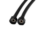 Подводка гибкая для смесителя ZEIN engr, нейлон, 1/2", М10, 60 см, набор 2 шт., черная - Фото 4