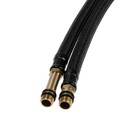 Подводка гибкая для смесителя ZEIN engr, нейлон, 1/2", М10, 60 см, набор 2 шт., черная - Фото 5