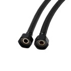 Подводка гибкая для смесителя ZEIN engr, нейлон, 1/2", М10, 80 см, набор 2 шт., черная - Фото 5
