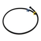 Подводка гибкая для воды ZEIN engr, нейлон, 1/2", гайка-штуцер, 120 см, с ключом, черная - фото 23633706