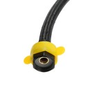 Подводка гибкая для воды ZEIN engr, нейлон, 1/2", гайка-штуцер, 200 см, с ключом, черная 9867168