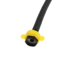 Подводка гибкая для воды ZEIN engr, нейлон, 1/2", гайка-гайка, 50 см, с ключом, черная - фото 25537111