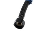 Подводка гибкая для воды ZEIN engr, нейлон, 1/2", гайка-гайка, 50 см, с ключом, черная - фото 25537112
