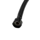 Подводка гибкая для воды ZEIN engr, нейлон, 1/2", гайка-гайка, 120 см, с ключом, черная 9867175