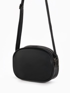 Сумка женская кросс-боди на молнии, 19×7×15 см, со стёжкой, чёрная - Фото 4