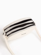 Сумка женская кросс-боди на молнии, 19×7×15 см, со стёжкой, белая - Фото 10